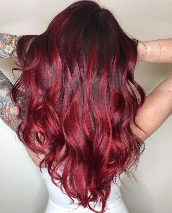 sintético 95 foto tonos de rojo para el cabello y sus nombres el último