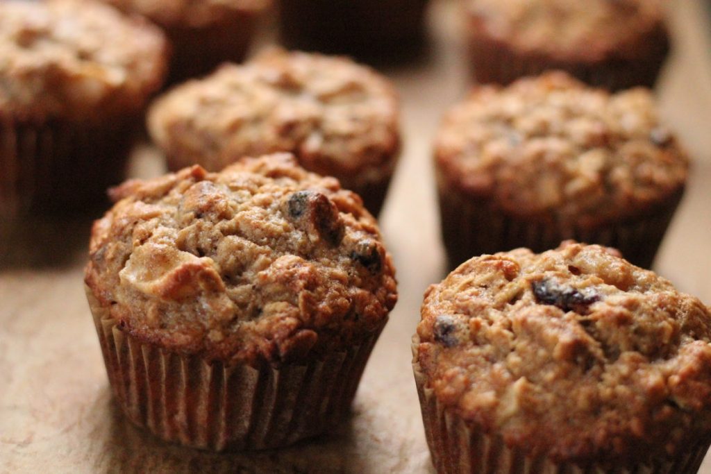 Muffins de avena y banana ¡Dulces y suaves!