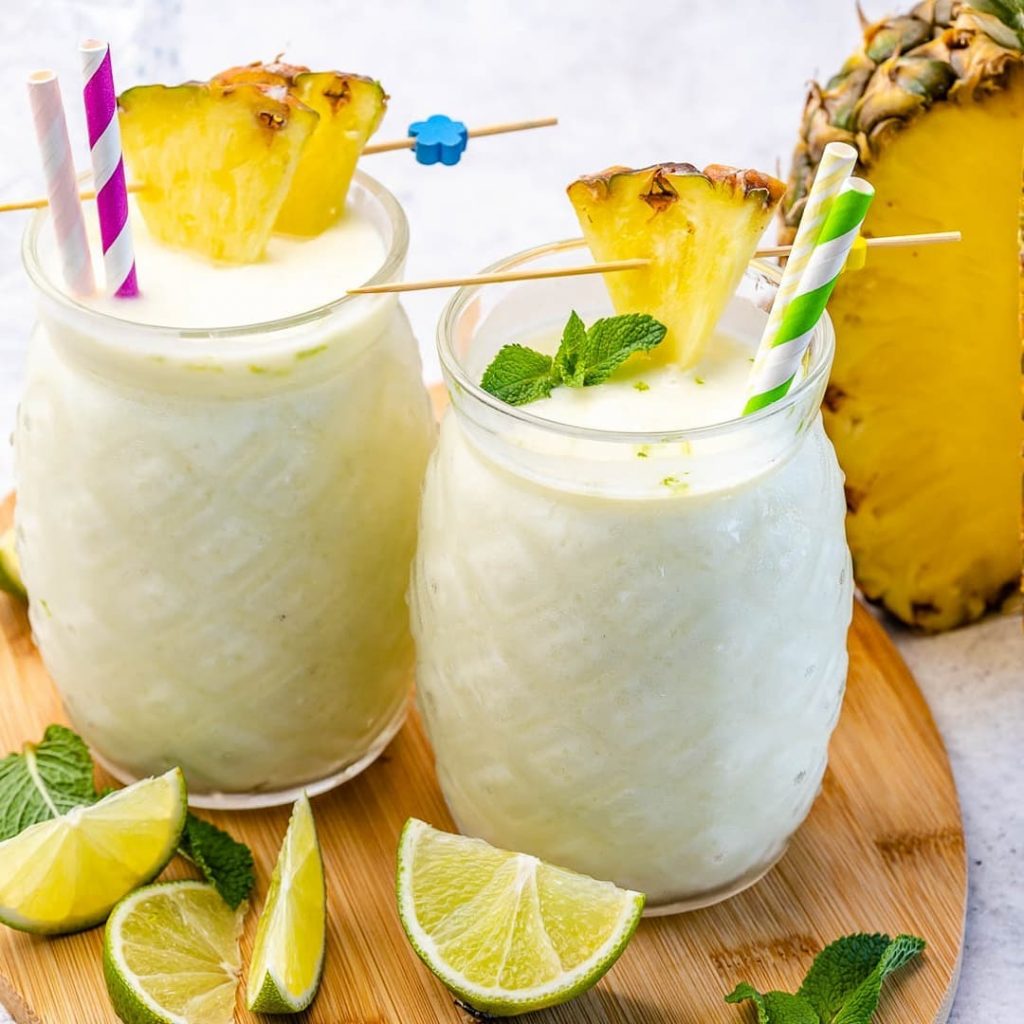 Piña colada sin alcohol. Para los amantes de los sabores