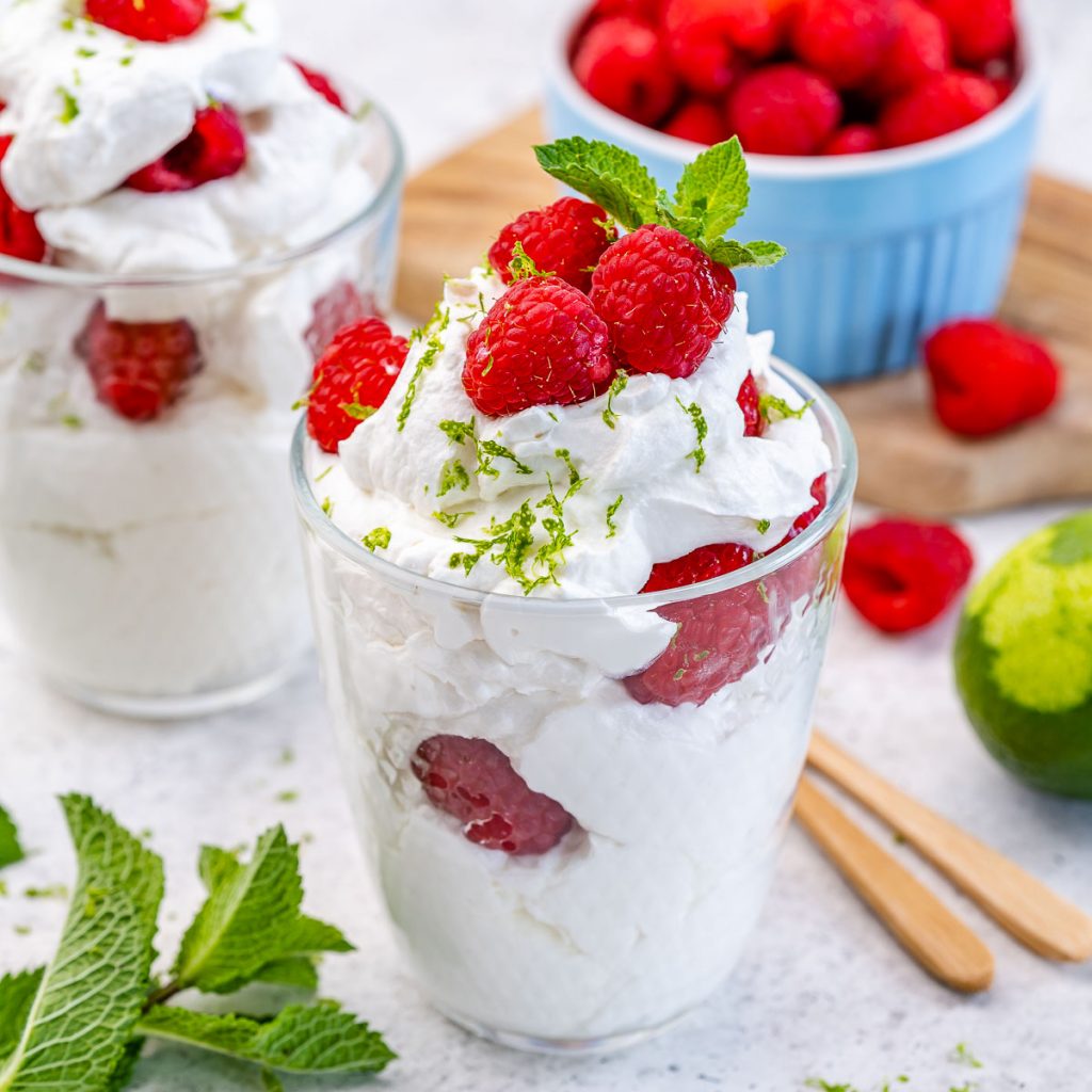 Mousse de crema de coco