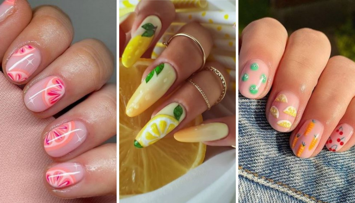 Más de 12 diseños de uñas con frutas para el verano - Mujer saludable 10 |  Todo para la mujer moderna