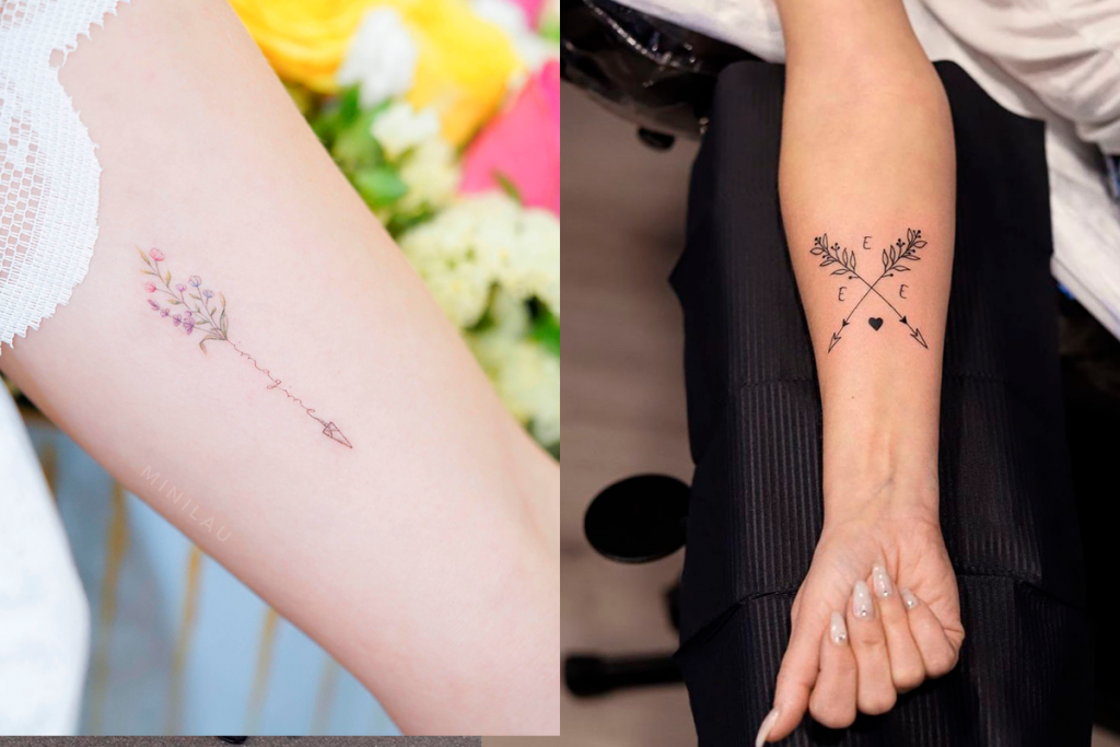 Diseños únicos de tatuajes de flechas : Simples pero significativos