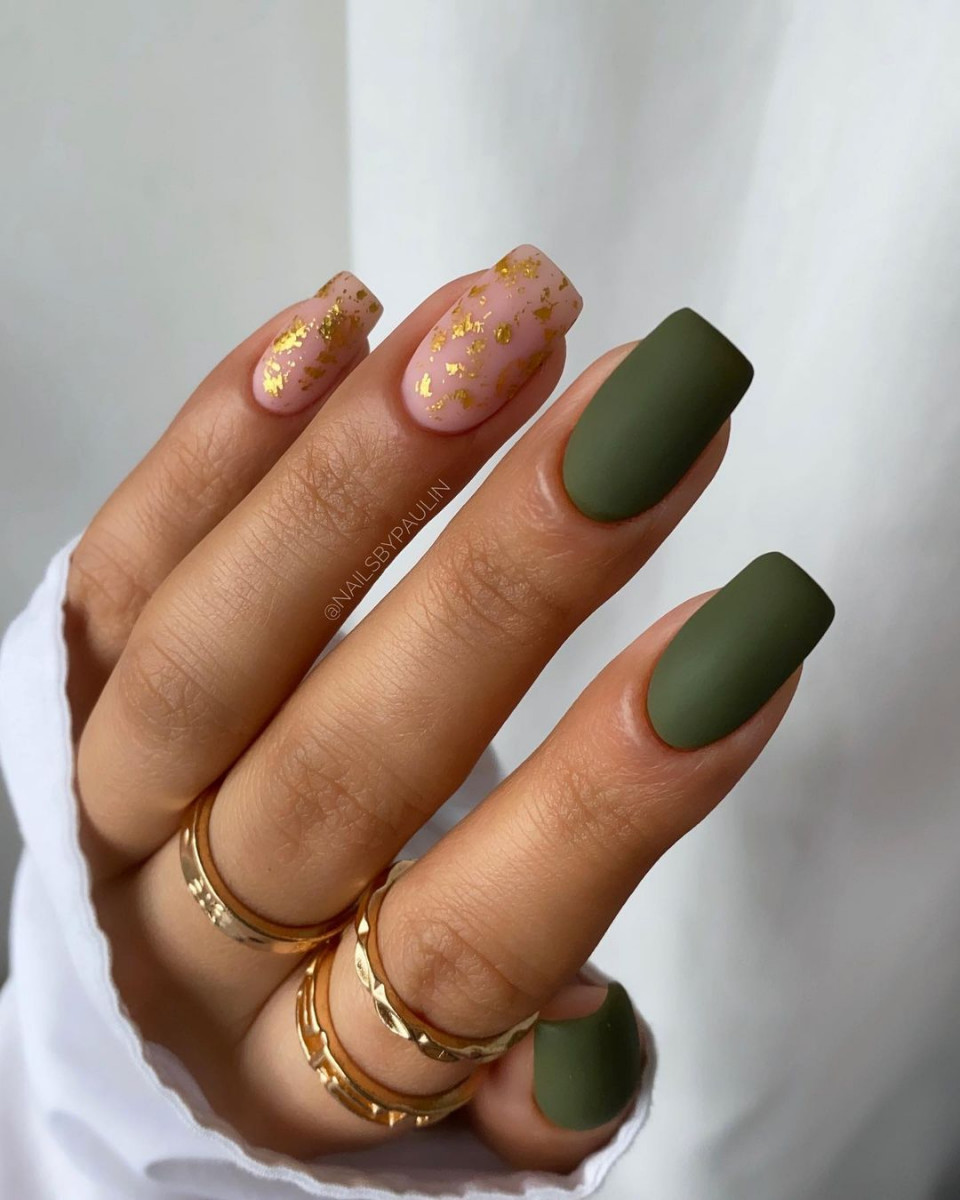 6 diseños de uñas verde oliva - Mujer saludable 10 | Todo para la mujer  moderna