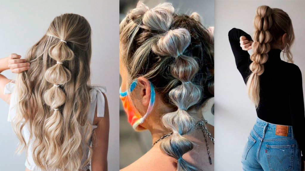 Trenza de burbujas: el peinado que transforma tu look