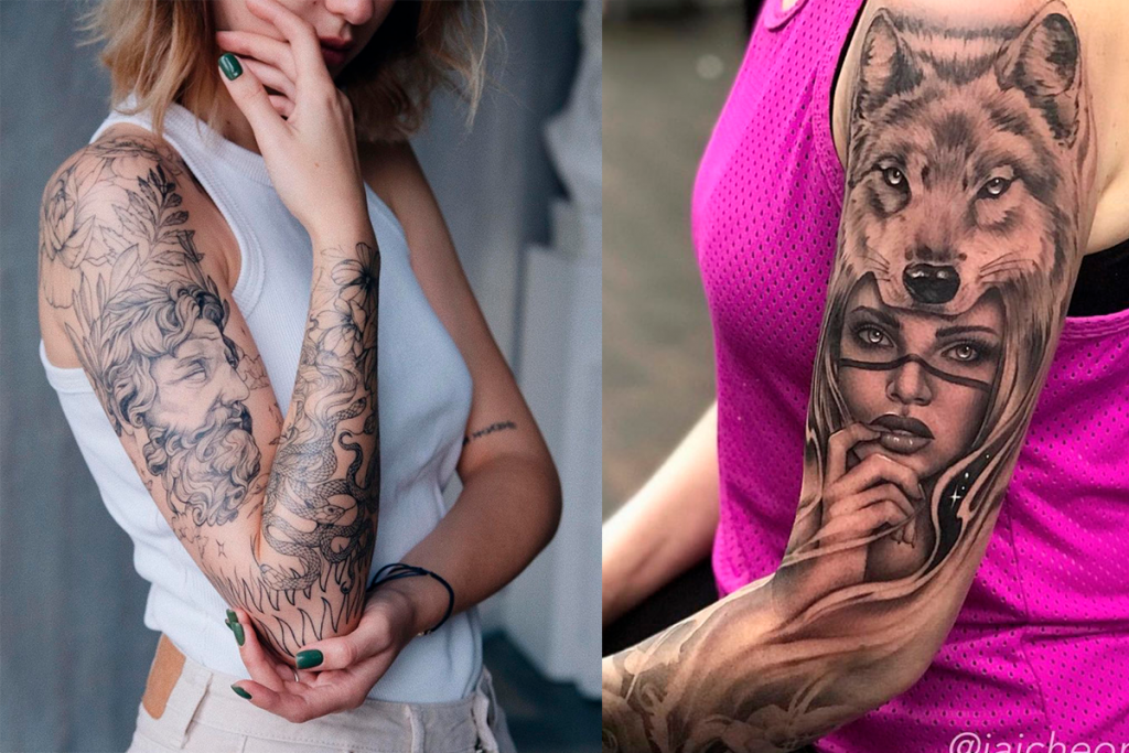Tatuajes de mangas para mujeres: las mejores ideas y diseños