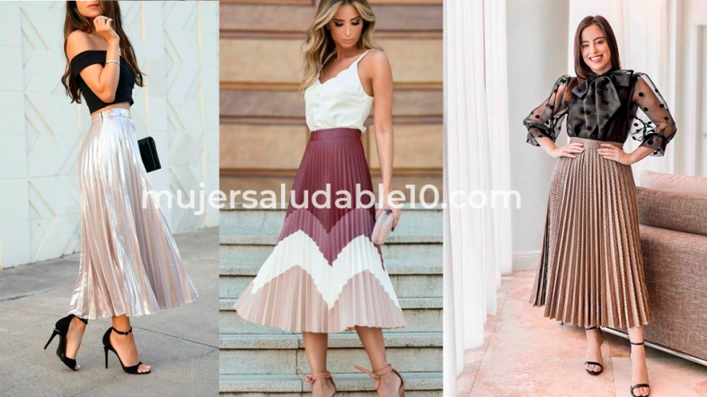 8 looks para la oficina que puedes hacer con una falda plisada