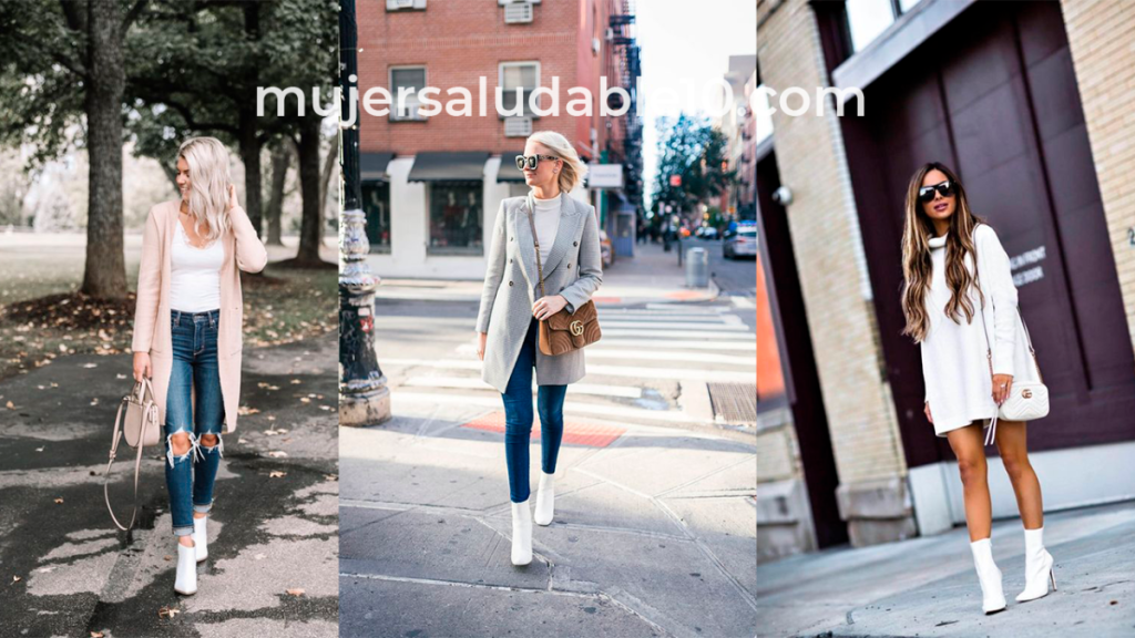 10 looks para combinar botas blancas Mujer saludable 10 Todo para
