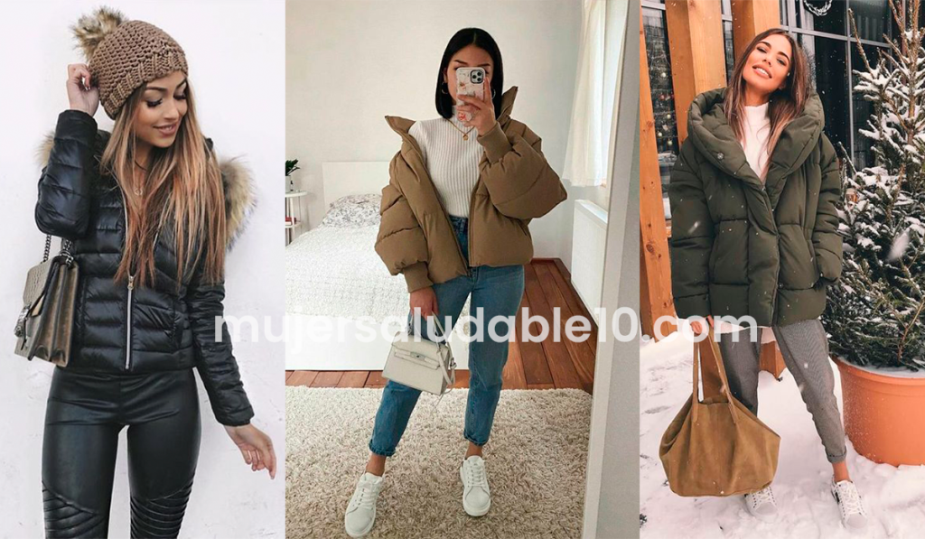 ¿Cómo llevar chaquetas acolchonadas? 8 outfits calientitos para el invierno