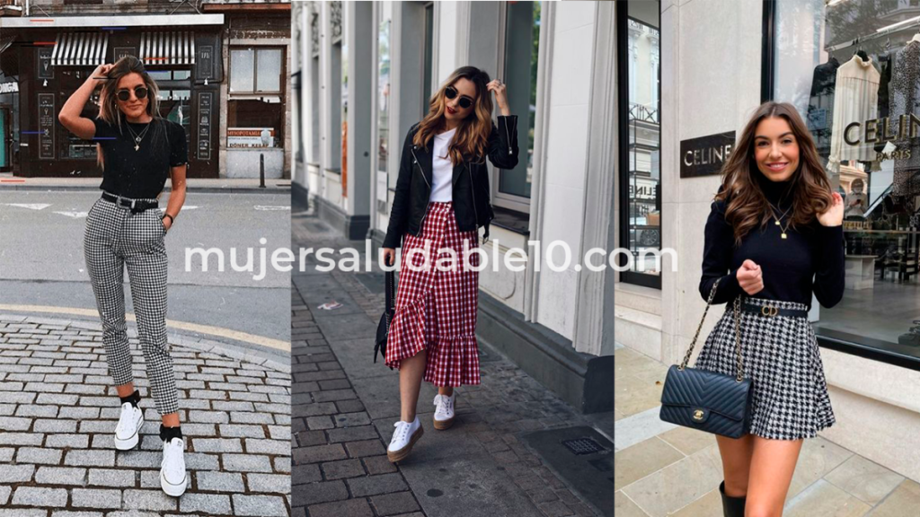 6 formas de combinar prendas con cuadros para un look campestre