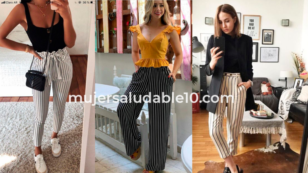 7 reglas de oro para usar pantalones a rayas