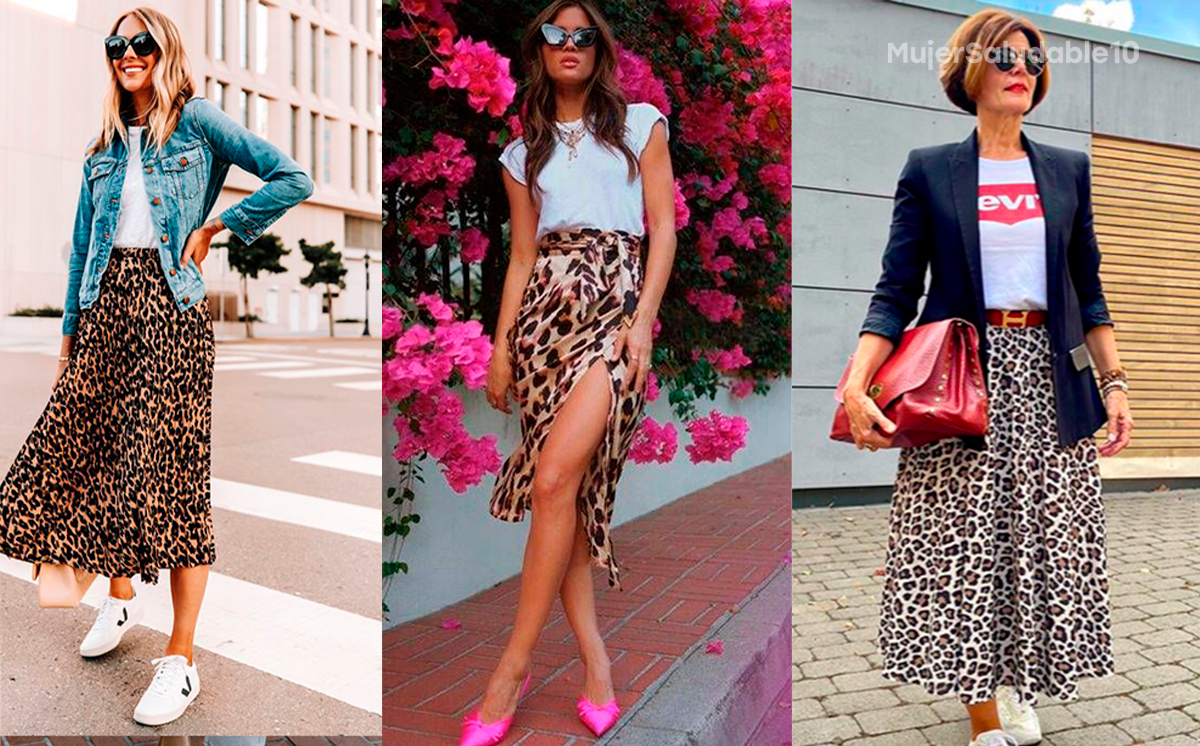8 outfits que puedes hacer con una falda animal print para llevar a la  oficina - Mujer saludable 10 | Todo para la mujer moderna