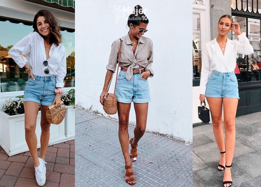10 outfits con short para llevar en tus vacaciones de verano y no perder la  elegancia - Mujer saludable 10 | Todo para la mujer moderna