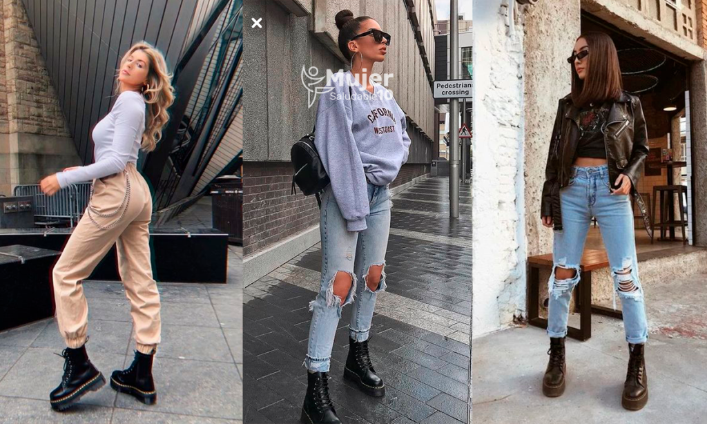 8 outfits con pantalones y botas para el invierno