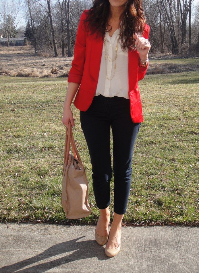 9 formas de combinar un blazer rojo para ir a la oficina - Mujer saludable  10 | Todo para la mujer moderna
