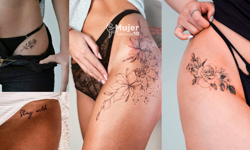 6 ideas de tatuajes pequeños en las caderas para mujeres