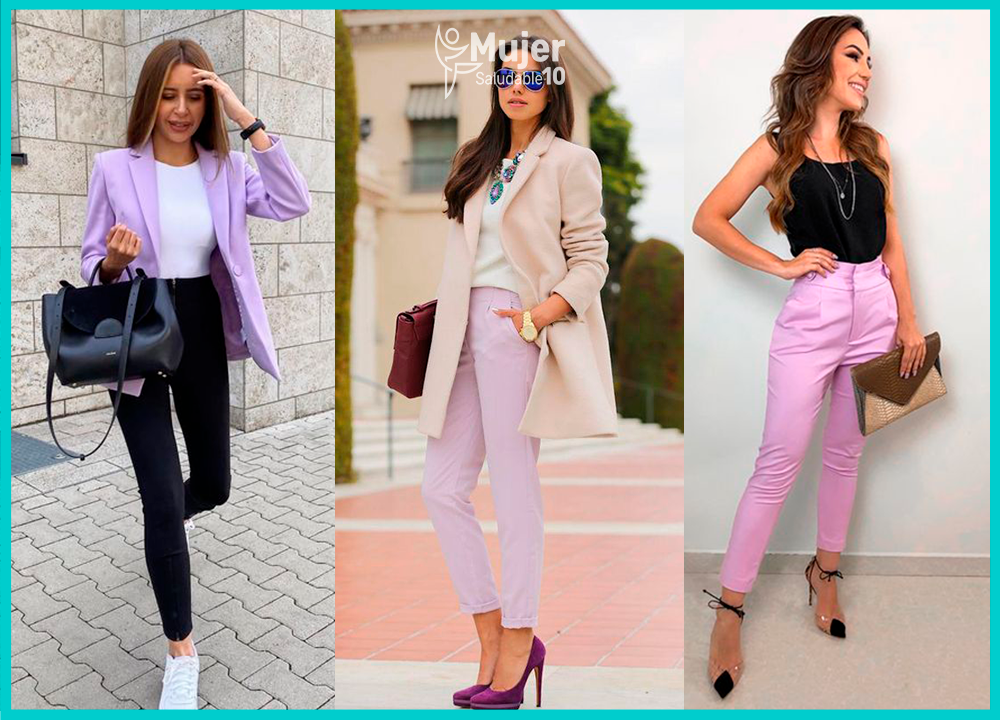 Introducir 83+ imagen outfit lila mujer