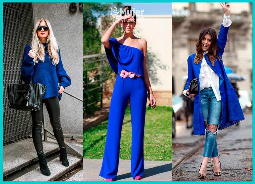 23 formas de combinar prendas azul rey - Mujer saludable 10 | Todo para la  mujer moderna