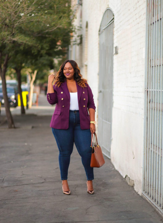 16 Outfits con jeans para mujeres de talla grande Mujer saludable 10 | Todo para la mujer moderna