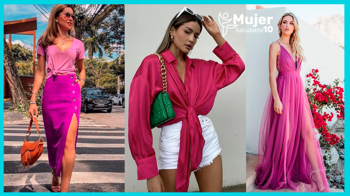 11 outfits con prendas color buganvilia para el verano - Mujer saludable 10  | Todo para la mujer moderna