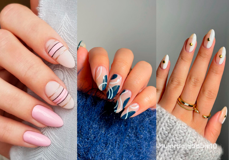 10 diseños de uñas acrílicas con hermosos colores