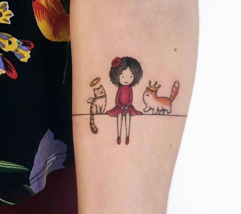 Tatuajes lindos de gatos y otros diseños de animales
