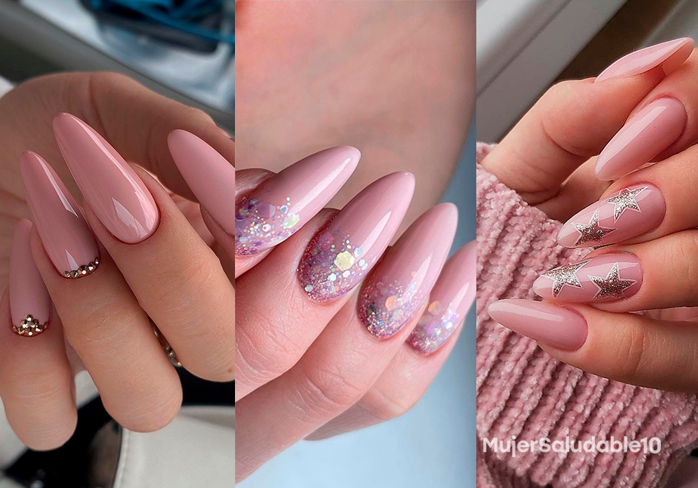 5 diseños de uñas acrílicas sencillas color rosa para una manicura elegante   Ser Zen