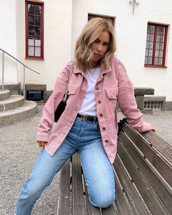 Si amas el rosado entonces tienes que probar estos outfits con chaquetas  rosa - Mujer saludable 10 | Todo para la mujer moderna