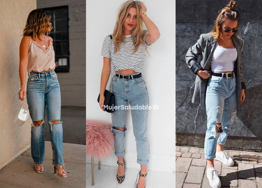 7 Outfits Con Mom Jeans Rotos Para La Primavera Mujer Saludable 10 Todo Para La Mujer Moderna 4258