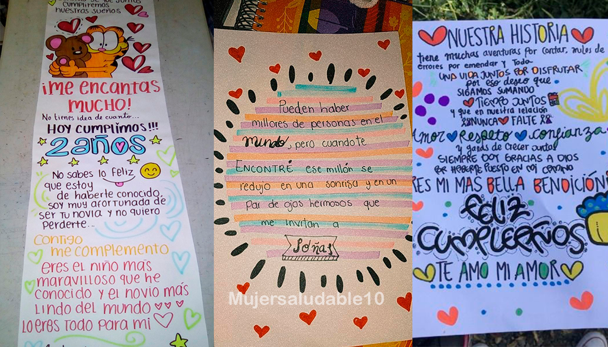 Ideas de cartas de amor creativas para regalar a tu novio - Mujer saludable  10 | Todo para la mujer moderna