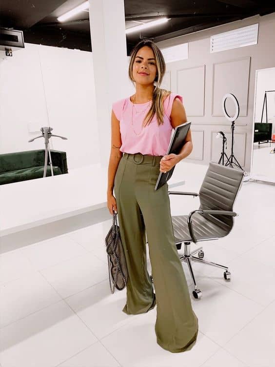 Outfits Con Pantalon Verde Mujer