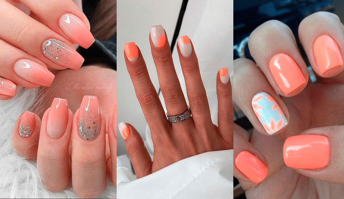 8 diseños de uñas color coral para el verano - Mujer saludable 10 | Todo  para la mujer moderna
