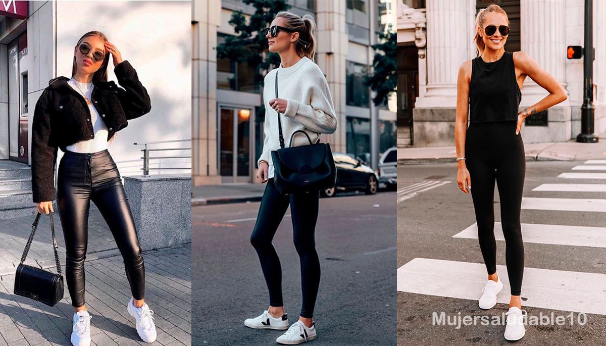 10 outfits frescos con leggins negros - Mujer saludable 10 | Todo para la  mujer moderna