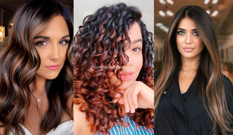 Mechas cobrizas: la nueva tendencia para el cabello negro