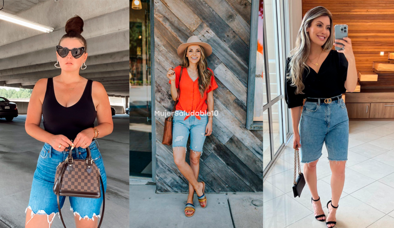 Outfits con shorts bermudas para el verano