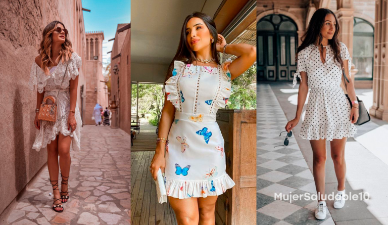Vestidos cortos para estar fresca en el verano