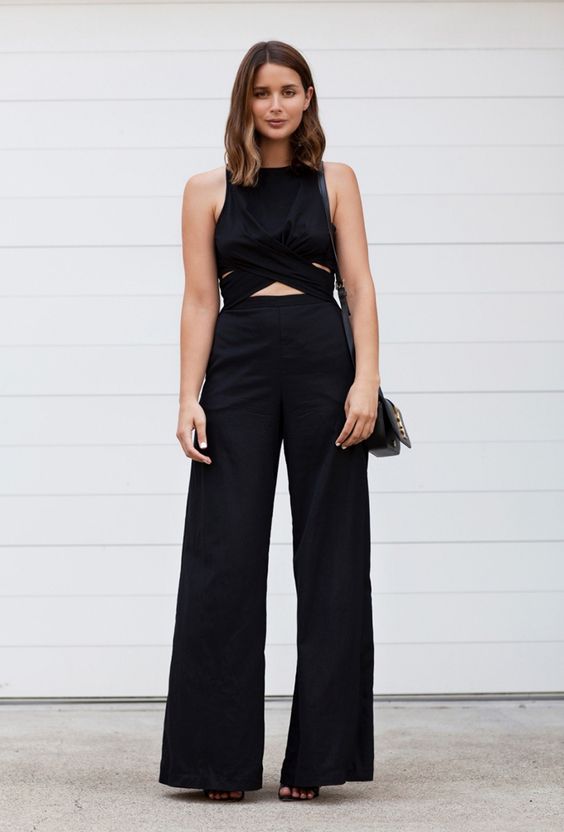 10 outfits con pantalones negro palazzo - Mujer saludable 10 | Todo para la  mujer moderna
