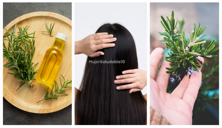 3 mascarillas de romero para oscurecer el cabello y dejarlo sin canas