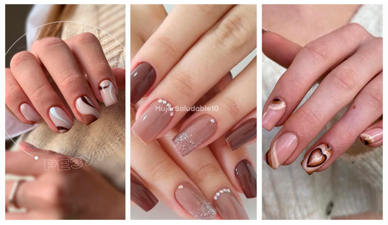 Uñas cafés que le dan un estilo elegante a tus outfits en otoño