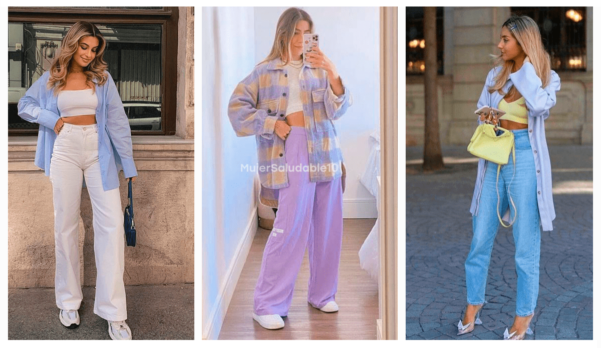 10 Outfits para combinar camisas lila - Mujer saludable 10 | Todo para la  mujer moderna