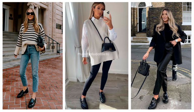 Outfits con mocasines para ir a la oficina siempre regia