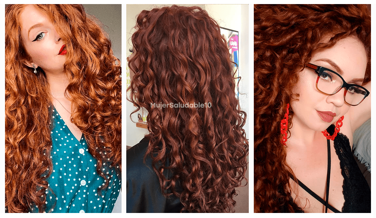 Tinte rojo para el otoño: ideas para el cabello rizado - Mujer saludable 10  | Todo para la mujer moderna