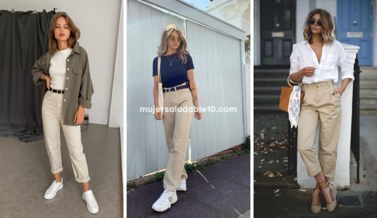 Formas de combinar un pantalón beige