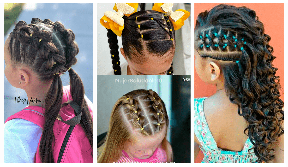 Belleza 5 peinados para niñas fáciles de hacer para el regreso a clases   El Heraldo de México