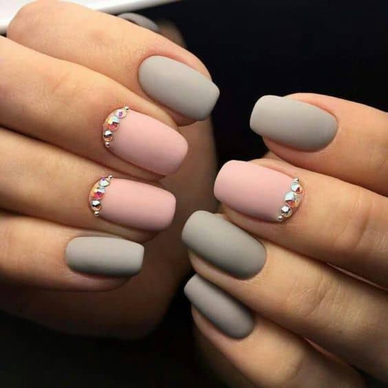 Los 10 diseños de uñas color gris más lindos - Mujer saludable 10 | Todo  para la mujer moderna