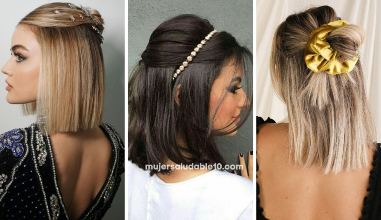 Peinado para cabello corto que puedes hacer en 5 minutos