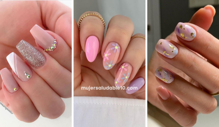 Lleva tu mani elegante con estos diseños de uñas en tonos claros