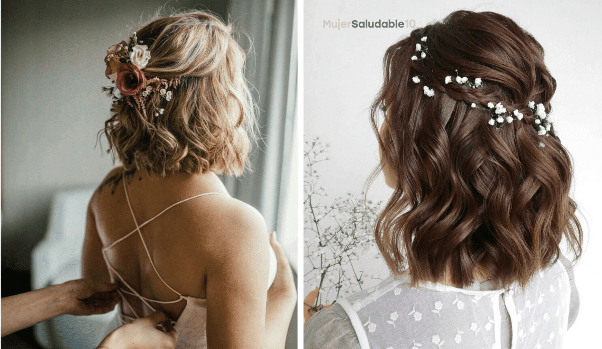 Lindos peinados de boda para cabello corto  Mujer saludable 10  Todo para  la mujer moderna