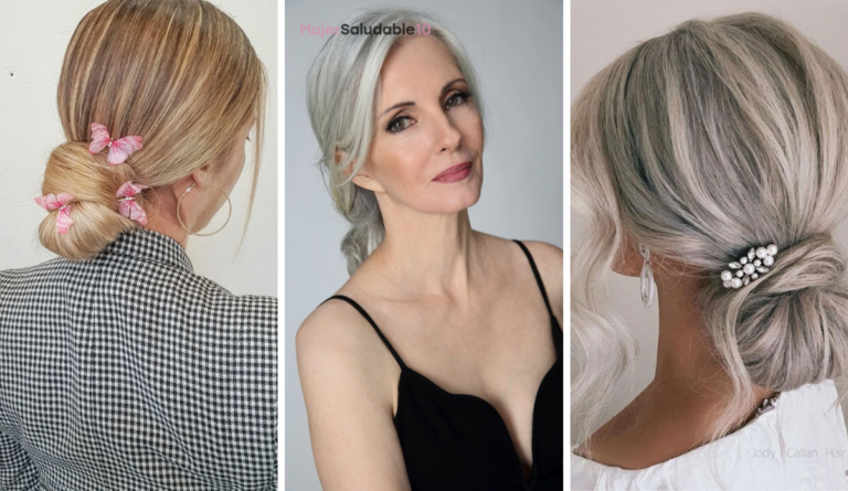 Peinados recogidos para mujeres cincuentonas