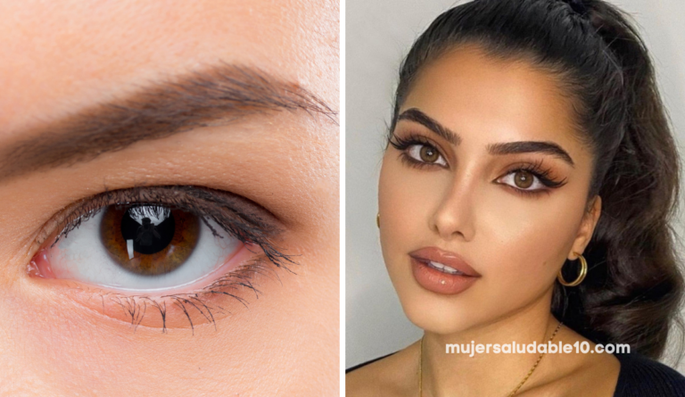mirada expresiva sin pestañas postizas