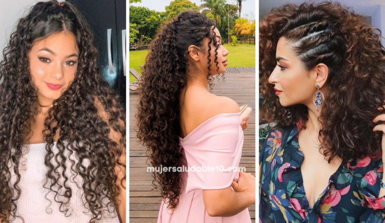 Lindos peinados para cabello rizado